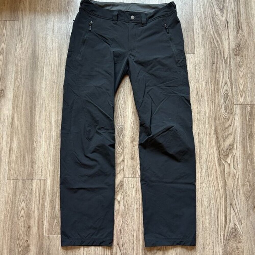 Haglofs Women's Soft Shell Hiking Trouser Pants in Black EU Size 40 Short